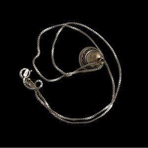 925 Sterling Silver Bell Chain Necklace